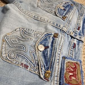 Women's MEK Capetown Bootcut Denim Blue Jeans - EUC - 30x34